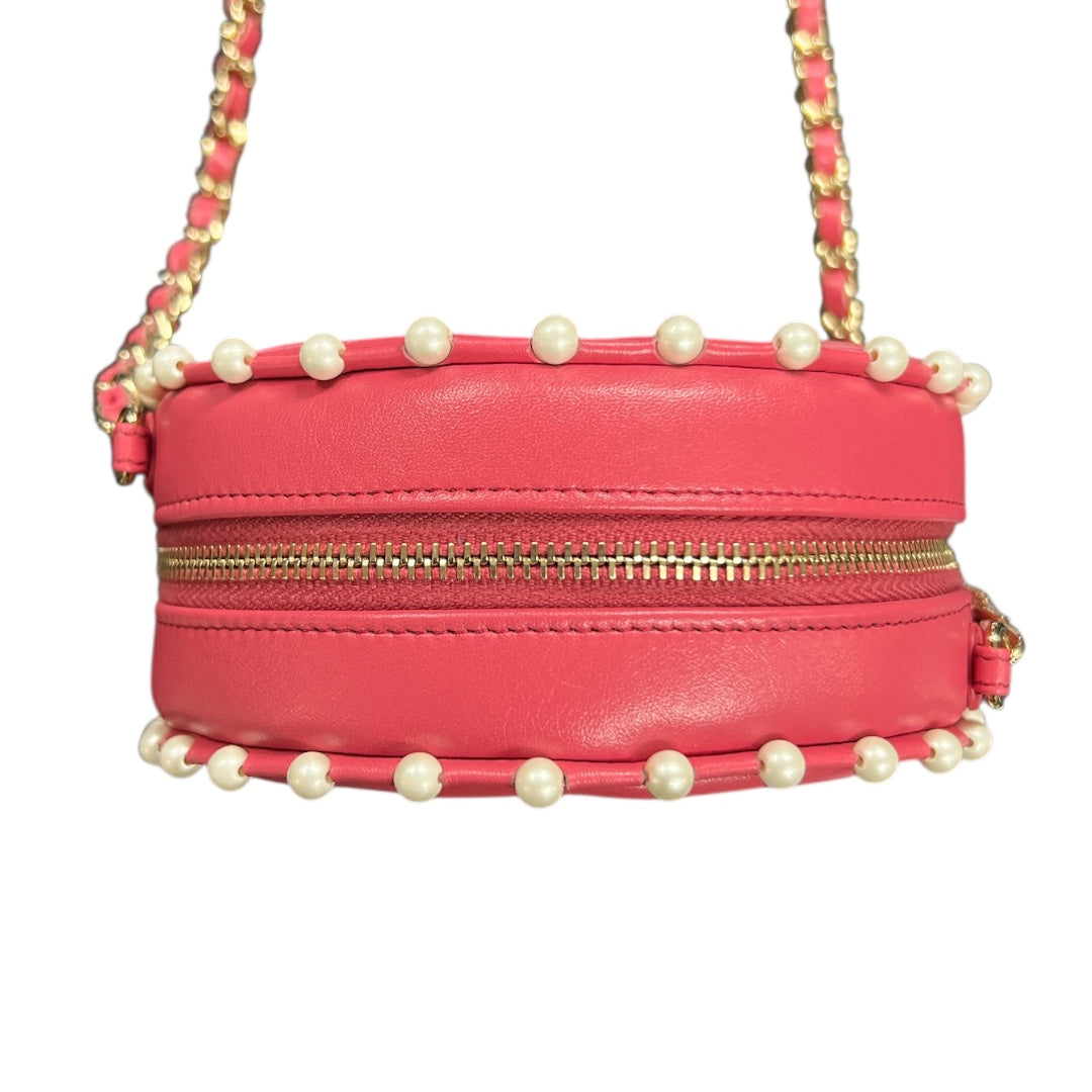 CHANEL Round Pearl Chain Shoulder Bag CH2015
