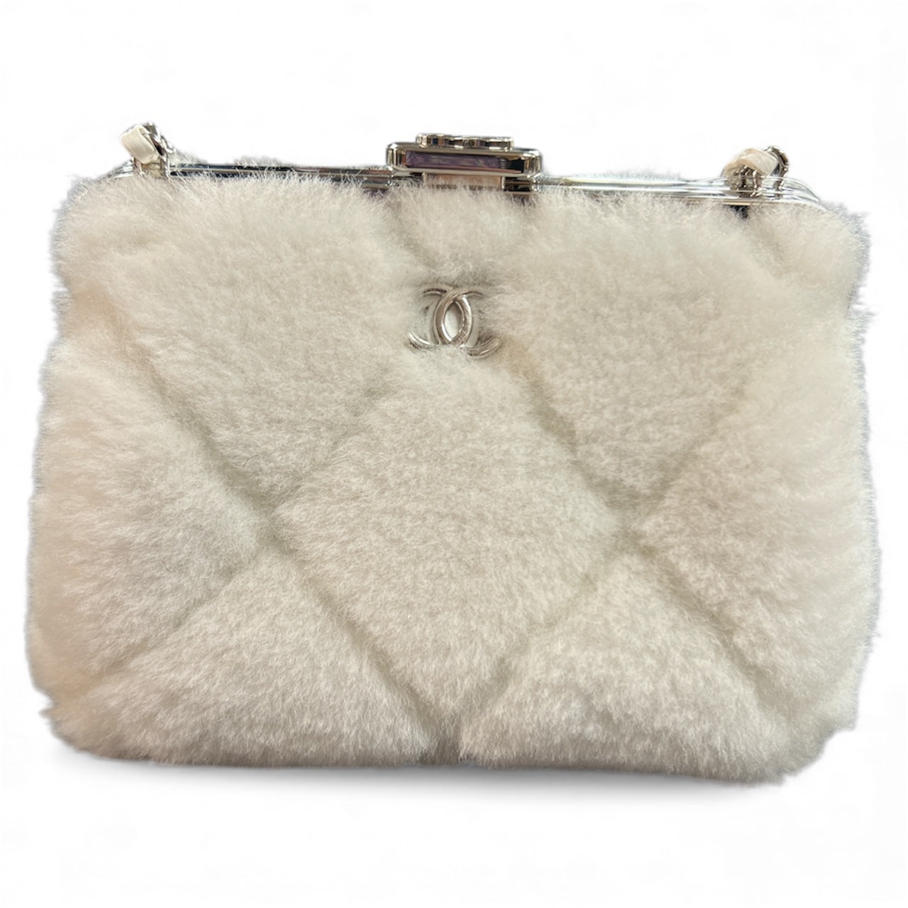 CHANEL Fur Mini Shoulder Pouch CH1995