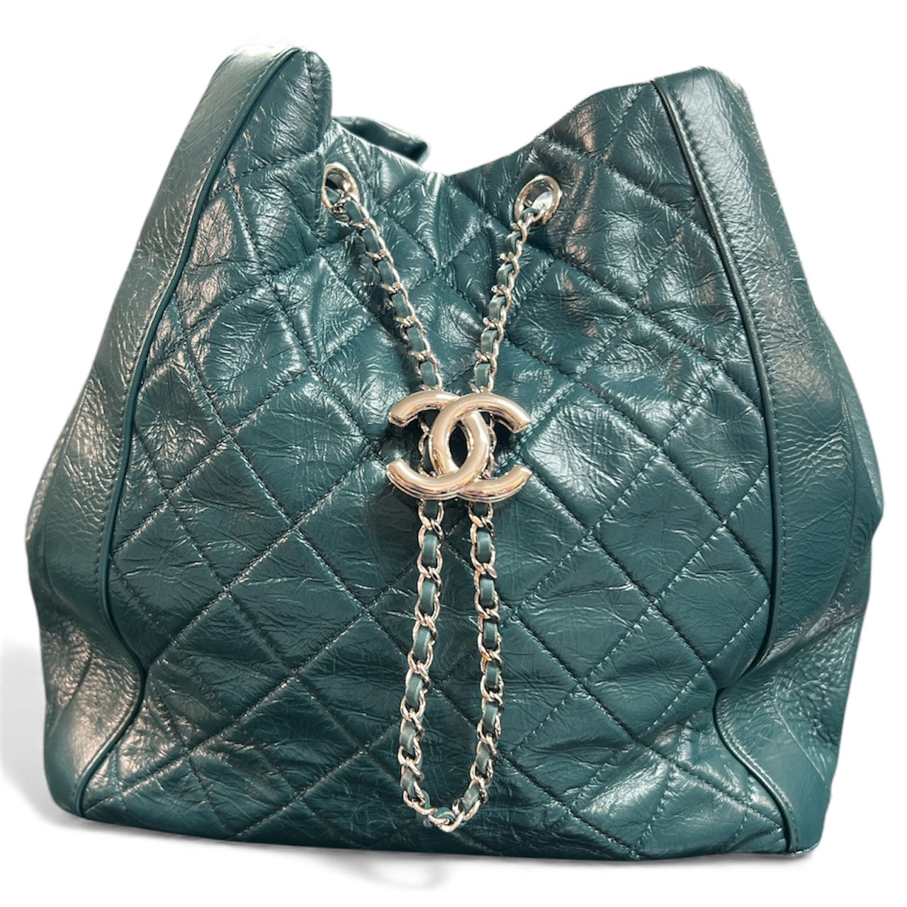 CHANEL Matelasse Drawstring Handbag CH1994