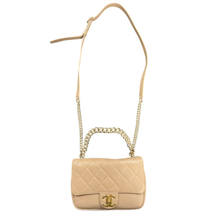 CHANEL 2-Way Chain Shoulder Bag CH1992