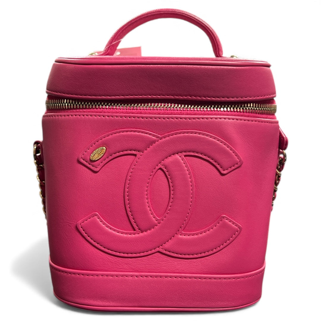 CHANEL Pink Vanity 2-Way Chain Shoulder Bag CH1979