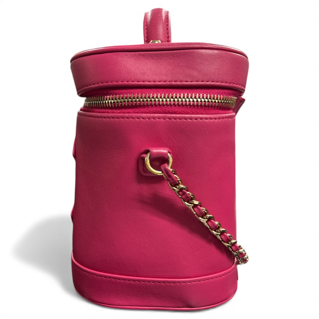 CHANEL Pink Vanity 2-Way Chain Shoulder Bag CH1979