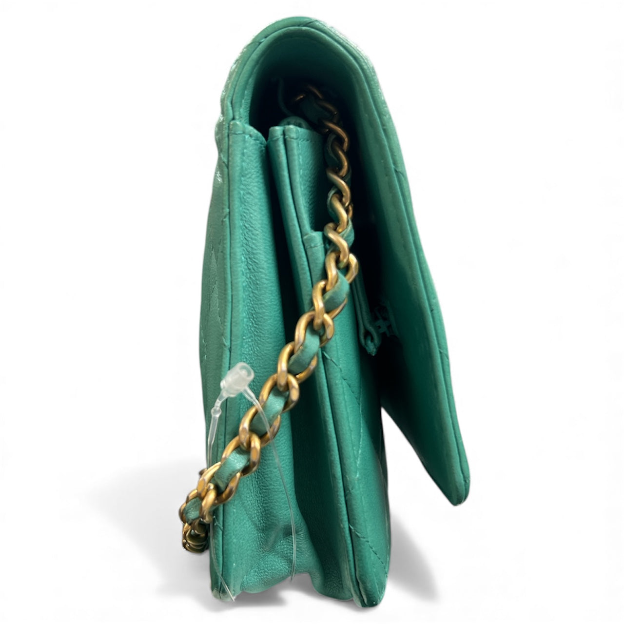 CHANEL Matelassé Chain Wallet Shoulder Bag CH1963