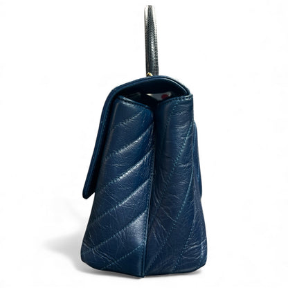 CHANEL Navy Coco Handle Shoulder Bag CH1939