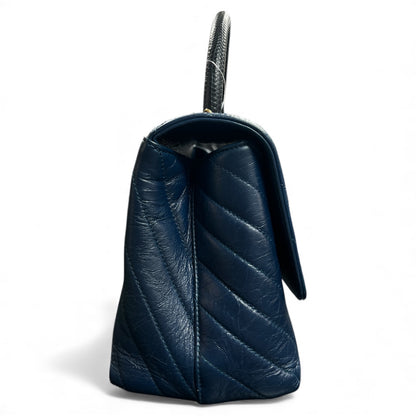 CHANEL Navy Coco Handle Shoulder Bag CH1939