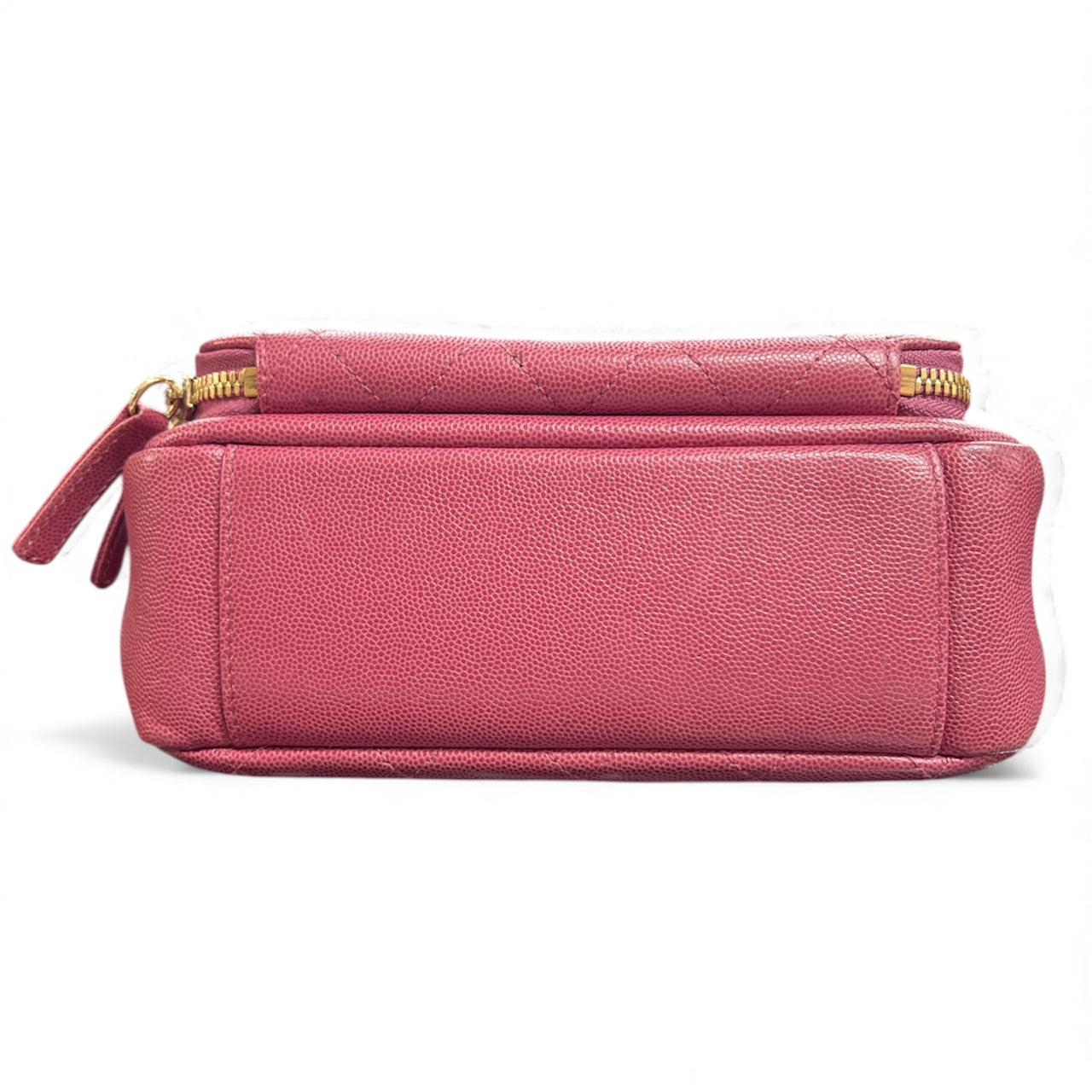 CHANEL Matelassé Pink Caviar Skin Shoulder Bag CH1938