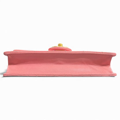 CHANEL Matelassé Pink Shoulder Bag CH1937
