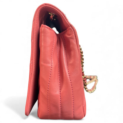 CHANEL Coral Pink Shoulder Bag CH1903