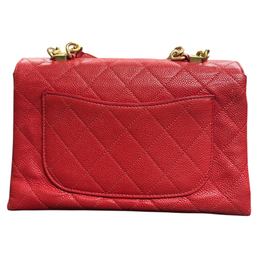 CHANEL Red Caviar Skin Shoulder Bag CH1892