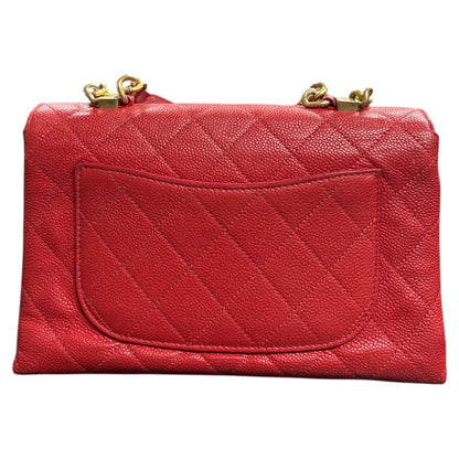 CHANEL Red Caviar Skin Shoulder Bag CH1892