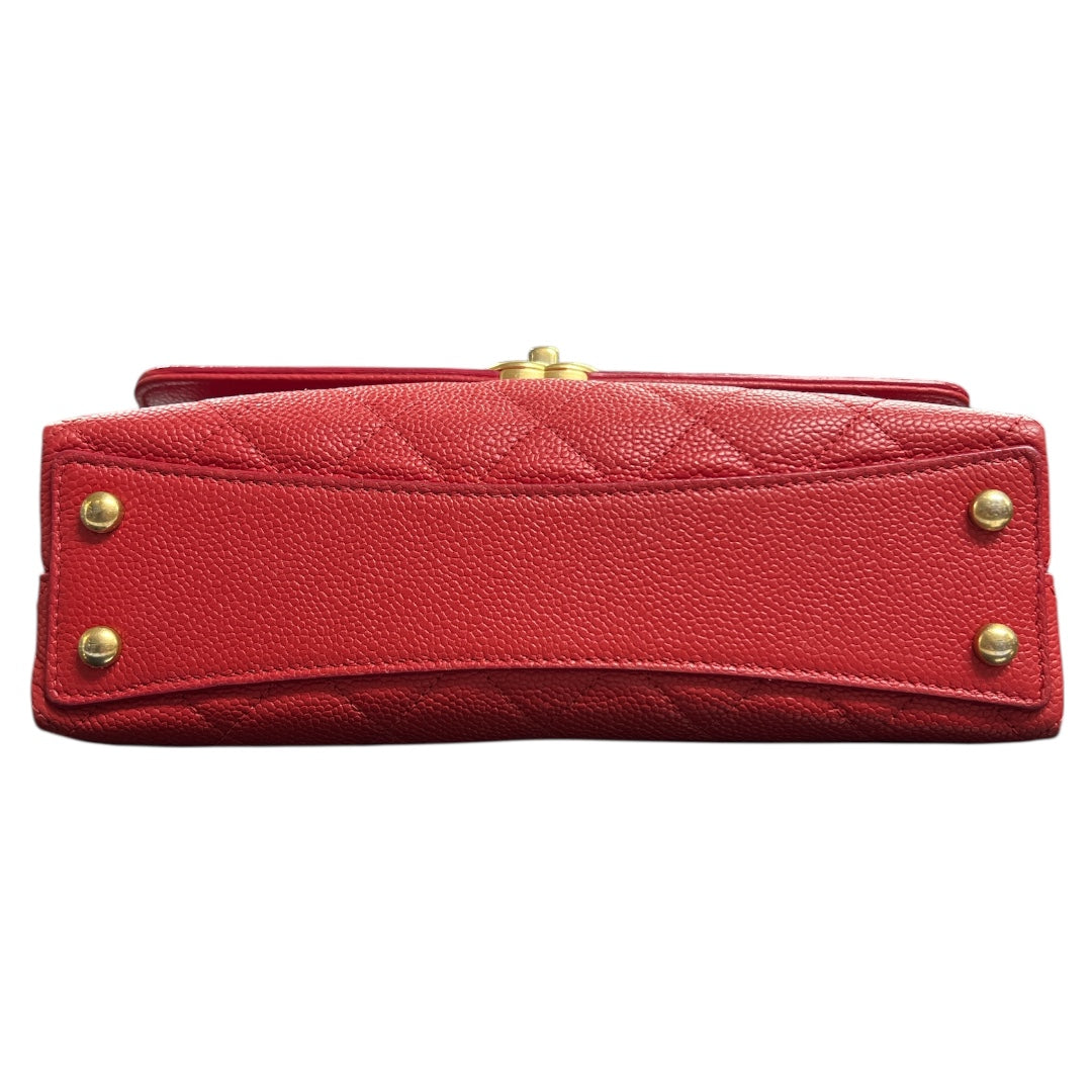 CHANEL Red Caviar Skin Shoulder Bag CH1892