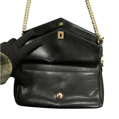 CHANEL Black 2-Way Shoulder Handbag CH1886