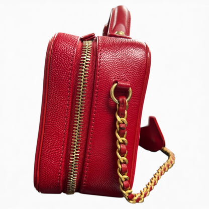 CHANEL Matelassé 2Way Mini Vanity Bag CH1860