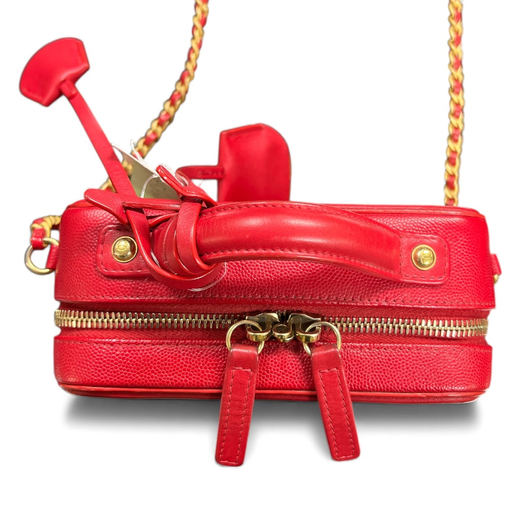 CHANEL Matelassé 2Way Mini Vanity Bag CH1860