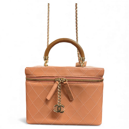 CHANEL Vanity 2-Way Bag Pink CH1779