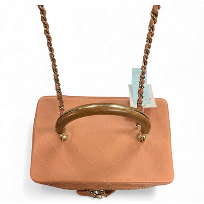 CHANEL Vanity 2-Way Bag Pink C1779