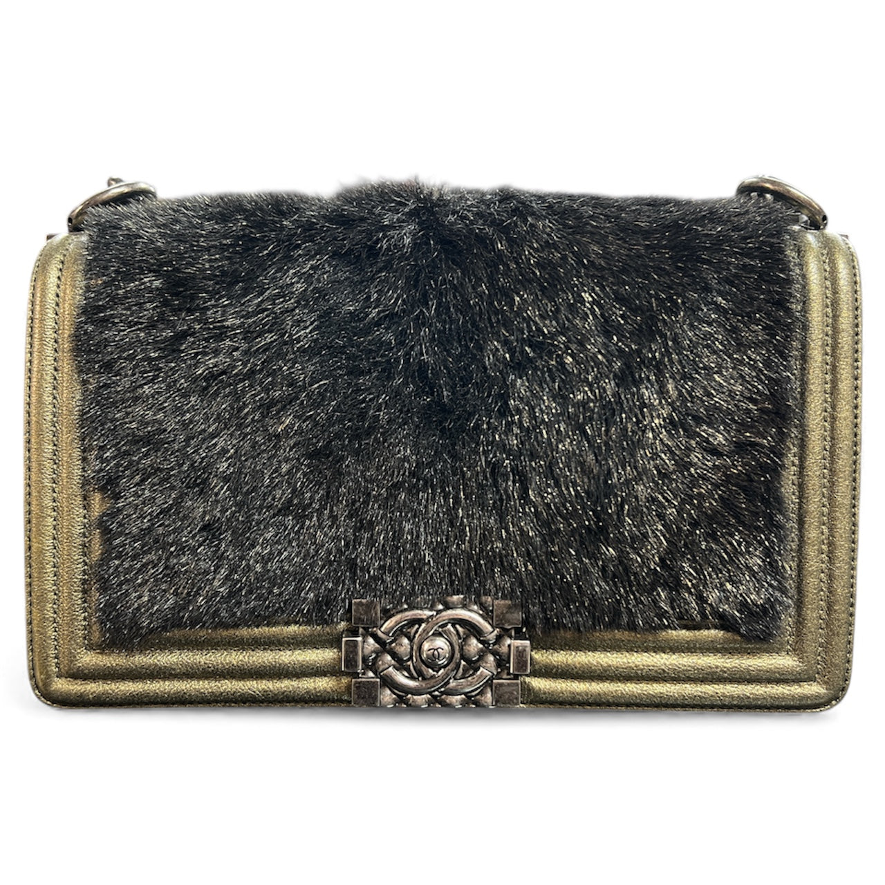 CHANEL Boy Chanel Gold Shoulder Bag CH1680