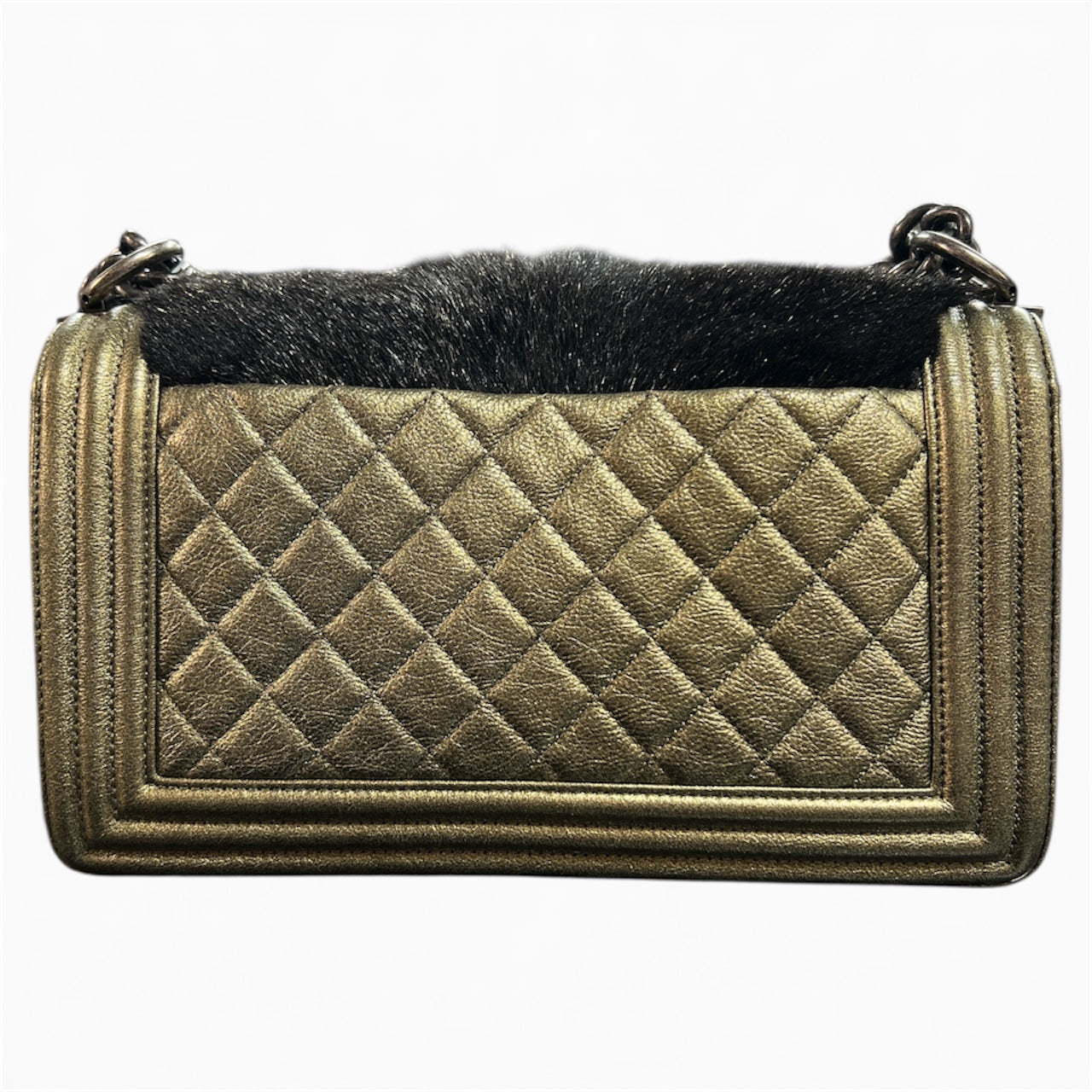 CHANEL Boy Chanel Gold Shoulder Bag CH1680