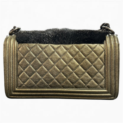 CHANEL Boy Chanel Gold Shoulder Bag CH1680