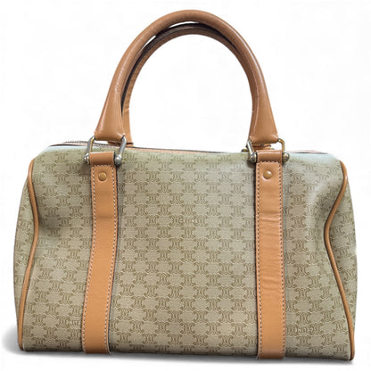CELINI Beige/Brown Boston Bag Ce245