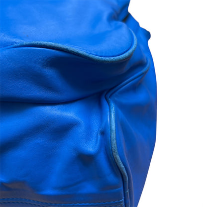 BOTTEGA VENETA Blue Leather Shoulder Bag Bo25