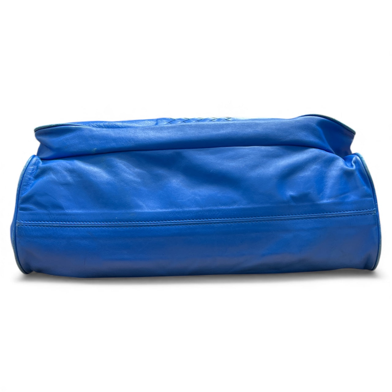 BOTTEGA VENETA Blue Leather Shoulder Bag Bo25