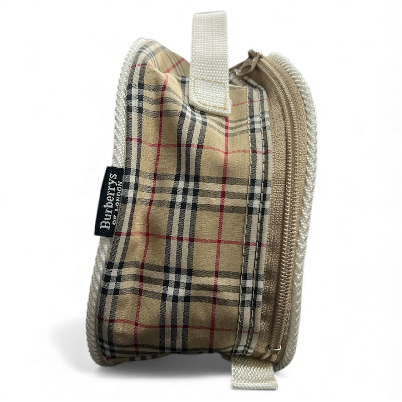 Burberry's Checkered Round Pouch BU743