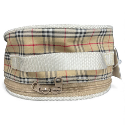 Burberry's Checkered Round Pouch BU743