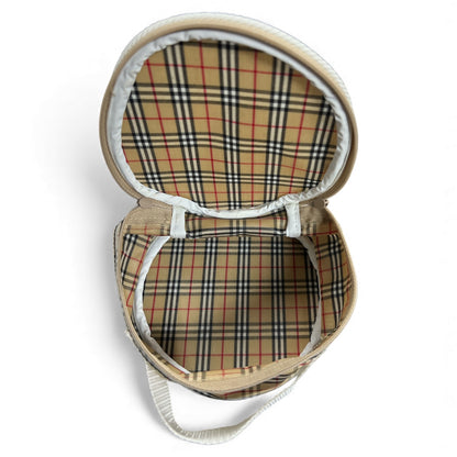 Burberry's Checkered Round Pouch BU743
