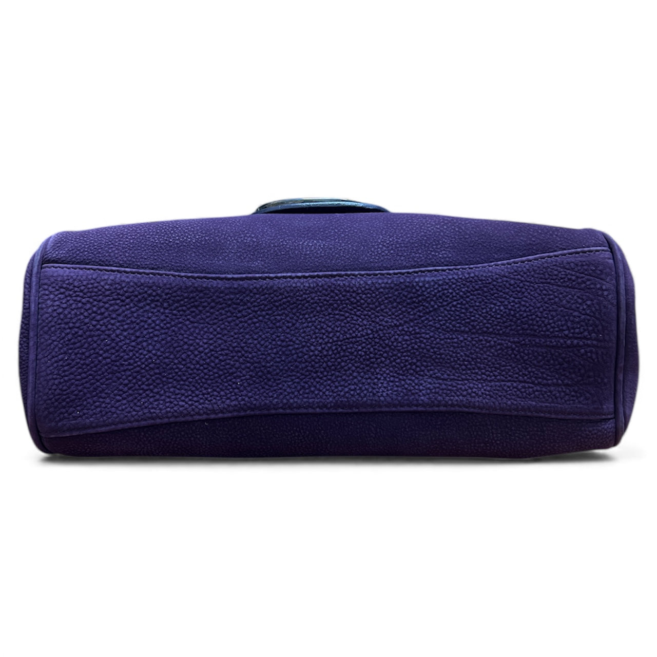 ARMANI Purple Leather Flap Handbag AR16