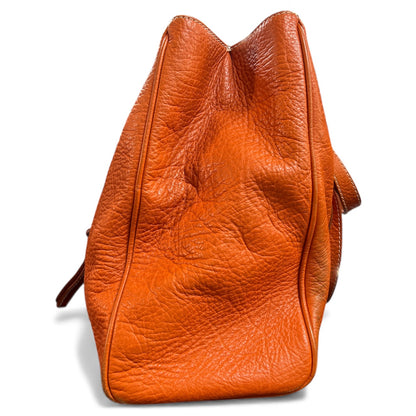 Dolce &amp; Gabbana Orange Leather Handbag DO22