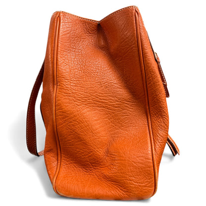 Dolce &amp; Gabbana Orange Leather Handbag DO22