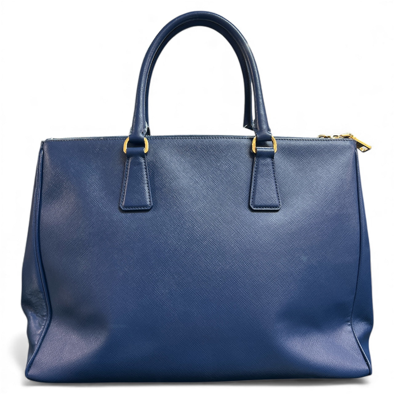PRADA Navy Leather Business Bag PR151