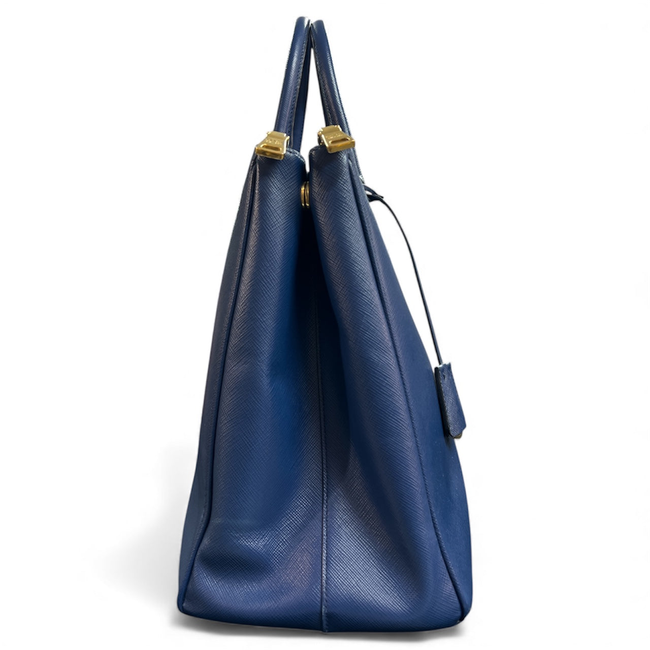 PRADA Navy Leather Business Bag PR151