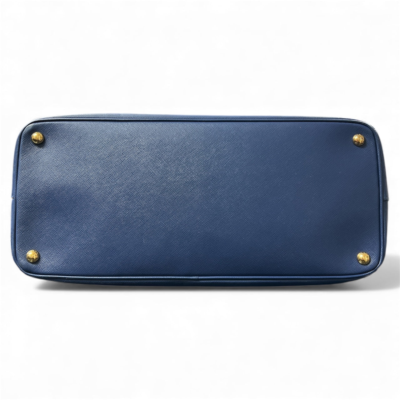 PRADA Navy Leather Tote Bag PR156