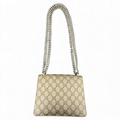 GUCCI GG Pattern Shoulder Bag Beige GU518