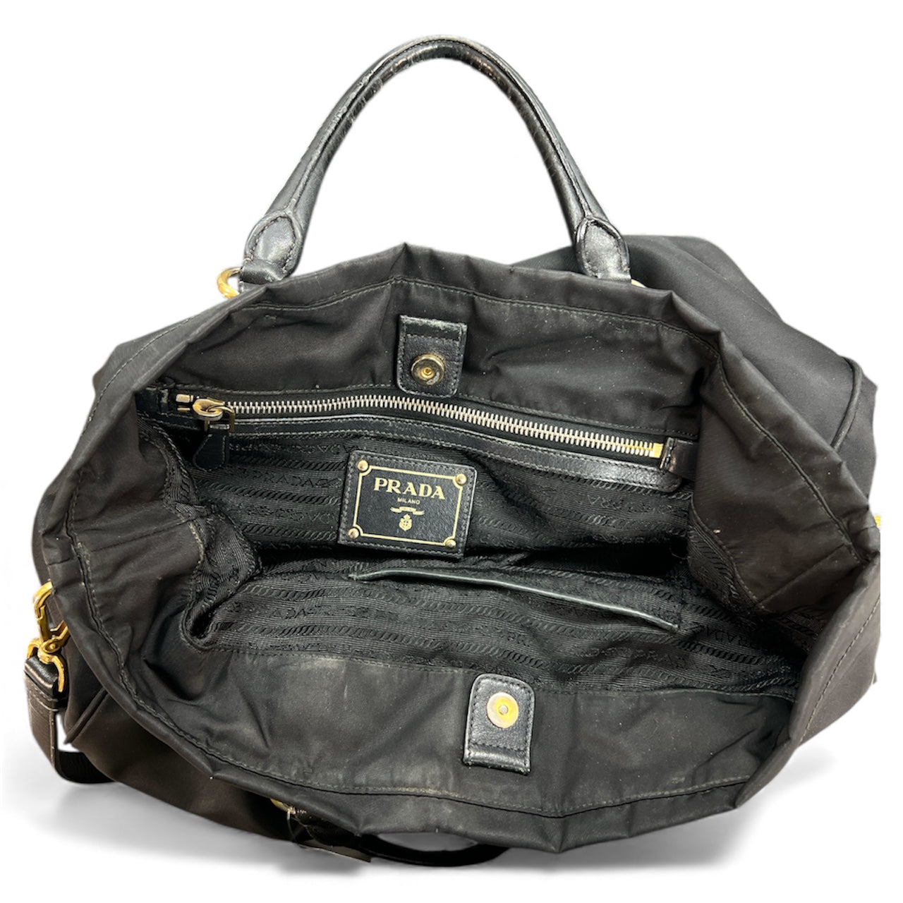 PRADA Black Nylon Bag PR119