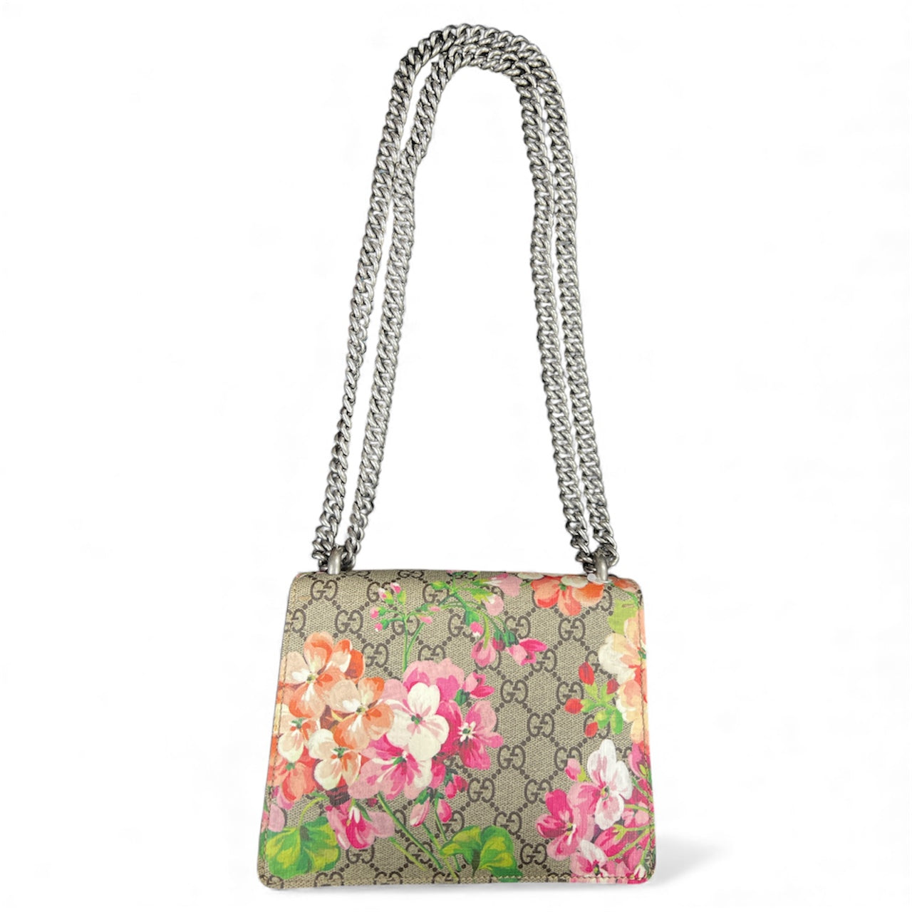 GUCCI Floral Print Shoulder Bag Gu521
