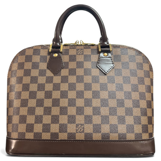 LOUIS VUITTON Damier Pattern Leather Handbag LO2115