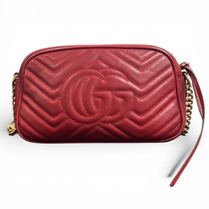 GUCCI GG Marmont Chain Shoulder Bag Gu530