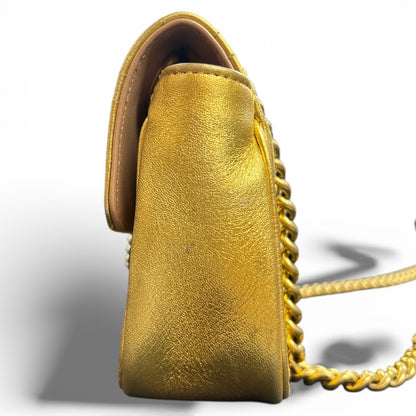 GUCCI GG Marmont Pearl × Leather Gu525