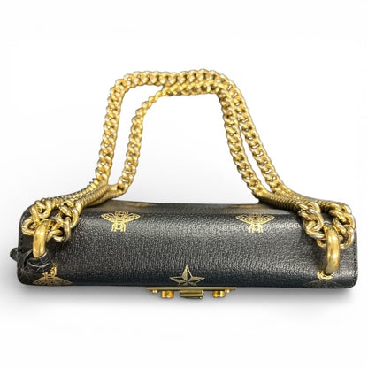 GUCCI Black Leather B-Star Shoulder Bag Gu508