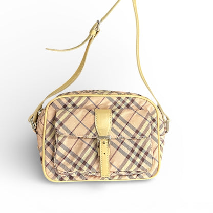 Burberry Check Pattern Shoulder Bag BU1042