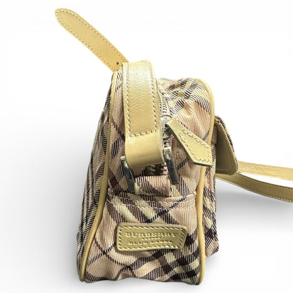 Burberry Check Pattern Shoulder Bag BU1042
