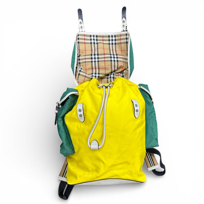 BURBERRY Backpack Yellow/Green BU952
