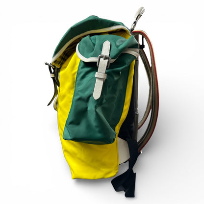BURBERRY Backpack Yellow/Green BU952