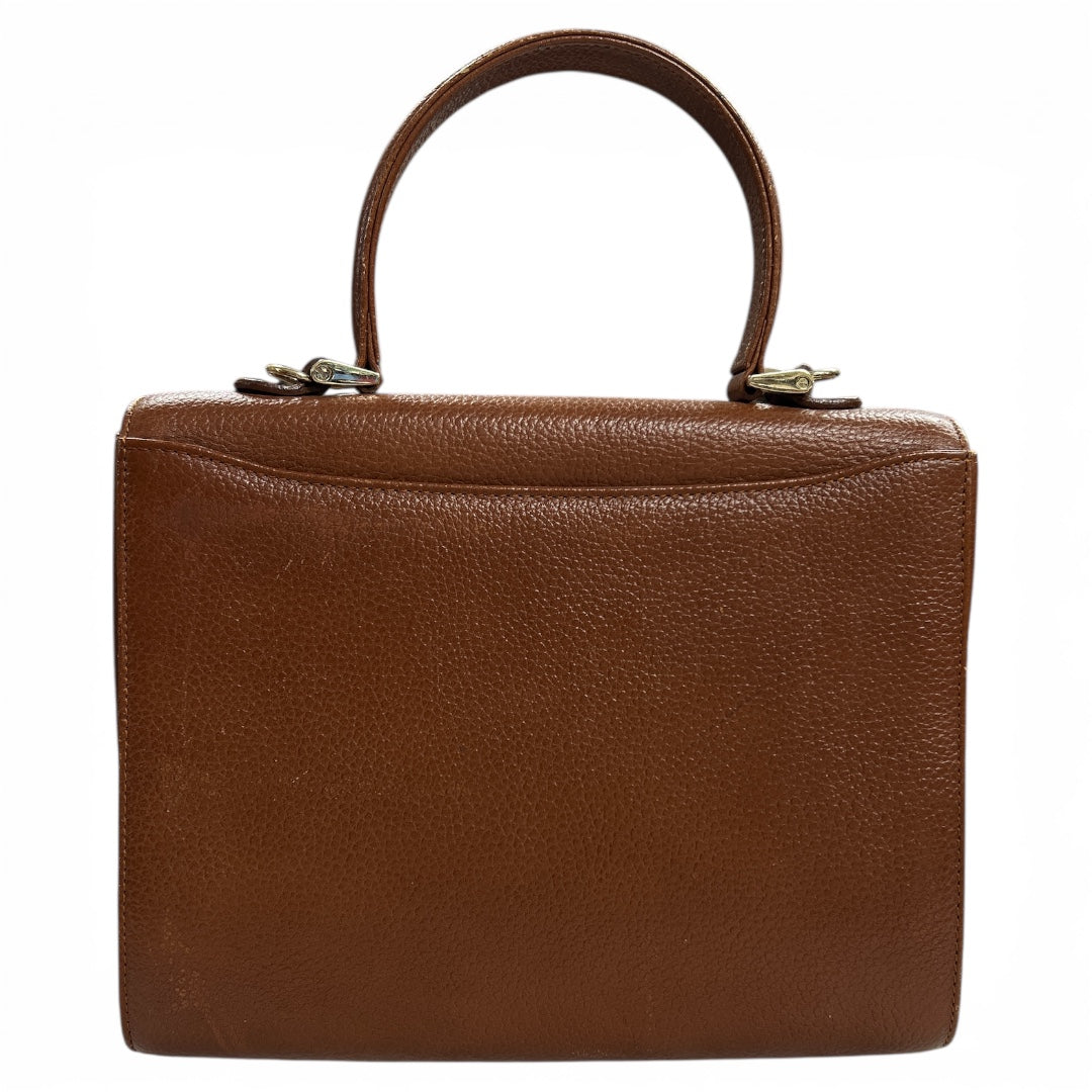 Burberry Brown  Leather 2-Way Shoulder Handbag BU1005