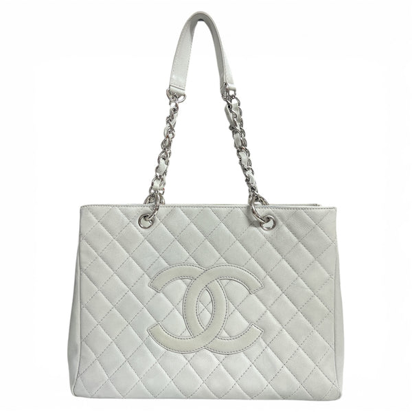 CHANEL Matelassé Chain Tote Bag with Coco Logo CH2033
