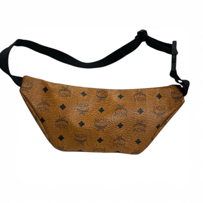 MCM Body Bag Leather Brown MC181