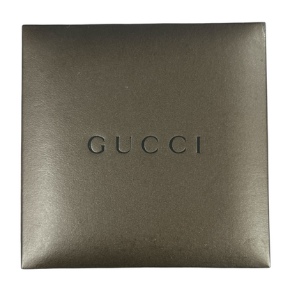 GUCCI 6700L Stainless Steel Bangle Quartz Watch Black Dial ER106
